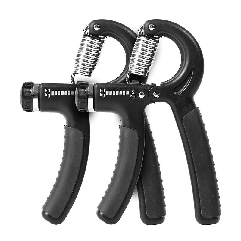 Hand Gripper, 2 Counts set Adjustable Resistance Grip Strength Exercise Tool for Arm and Finger, Grip Strength Trainer, Hand Squeezer Adjustable Resistance, Hand Grip Strengthener Exerciser for Home Gym, Gym Accessories