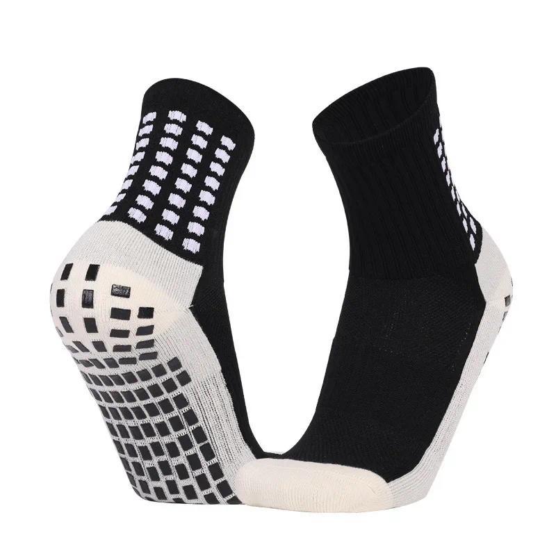 Men's Football Soccer Socks Sports Cycling Grip Socks Anti Slip Non Slip Grip Pads for Football Basketball New