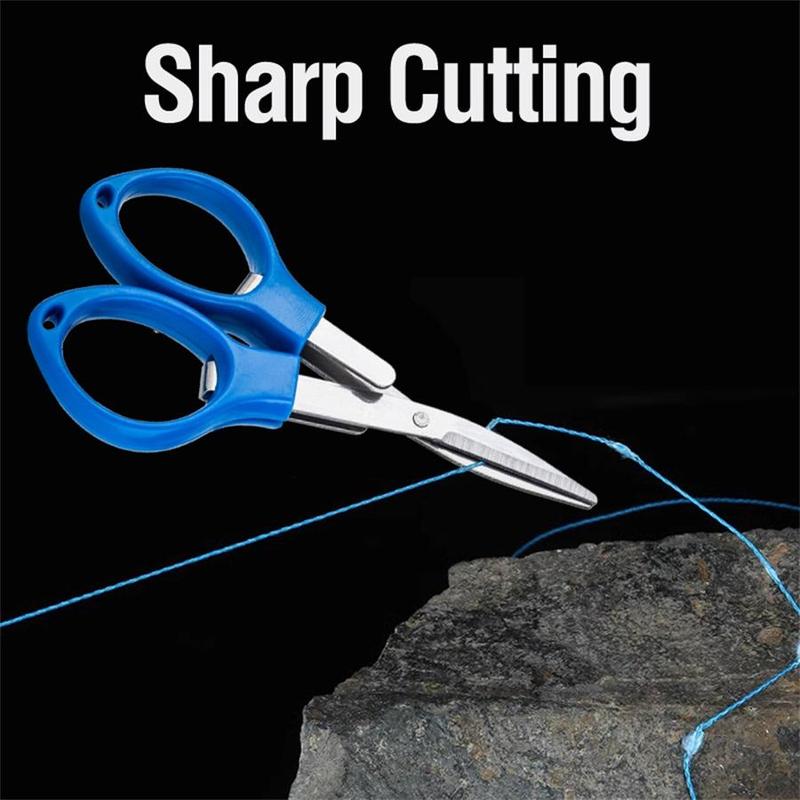 Fishing Scissor, 1 Count Portable Folding Fishing Scissor, Multifunctional Fishing Accessories, Flyfishing, Solocamping, picnicaesthetic, Christmas Gift