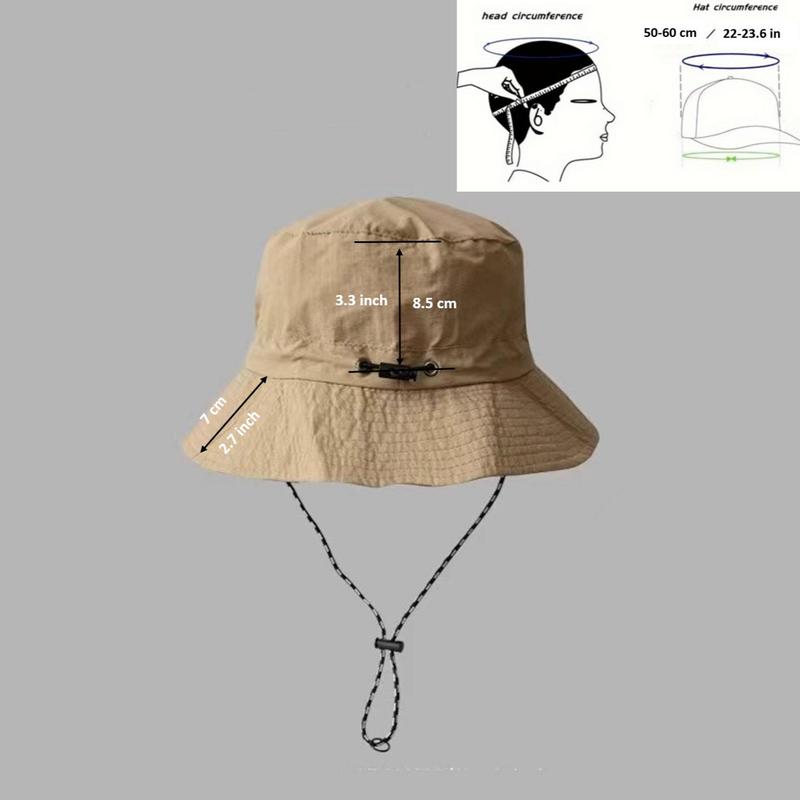 Outdoor Fisherman Hat, Quick Drying Outdoor Mountaineering Hat, Foldable Sunshade Hat for Outdoor