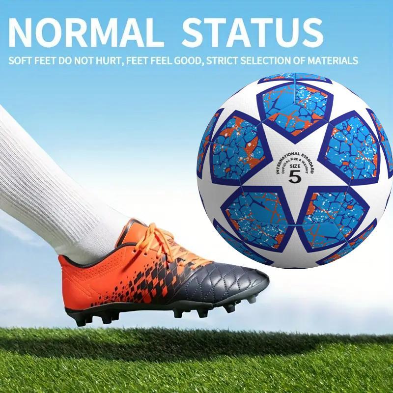 Star Pattern Soccer Ball, Size 5 Football, Football Training Ball, Football Training Equipment for Adults & Youth