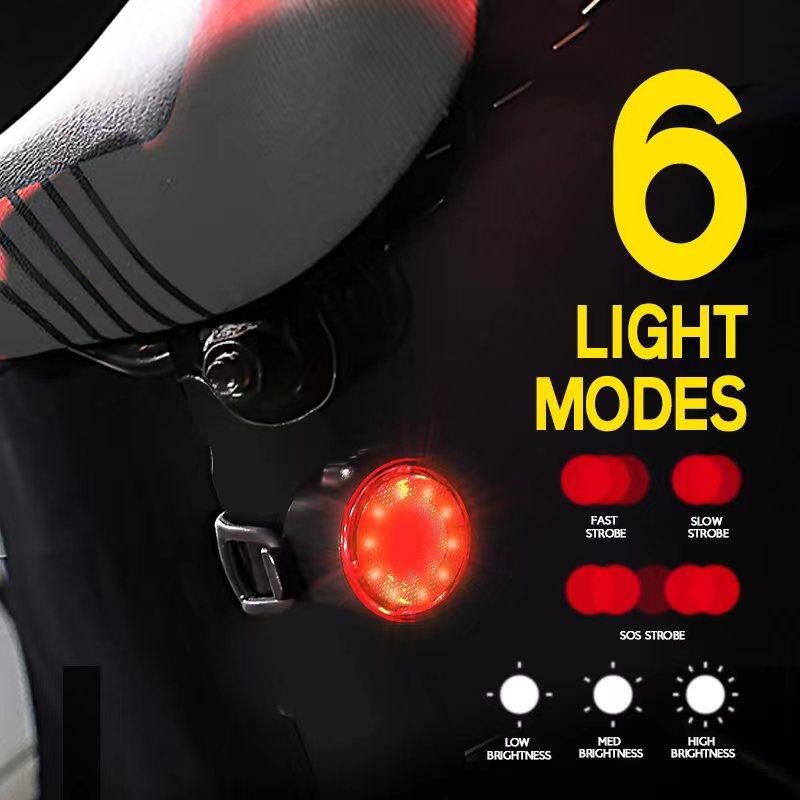 Hokolite 1600 Lumens Aluminium Mountain Bike Lights With Rear Light