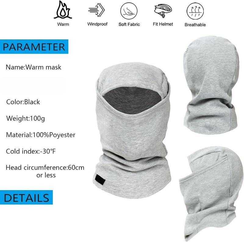 Ski Mask Balaclava Cold Weather Warm and Fleece Face Mask Neck Warmer Full Face Mask for Boys Girls