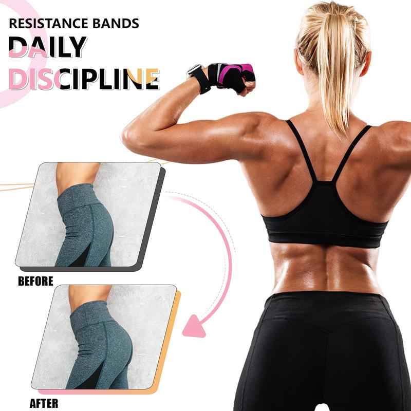 Workout Resistance Band, 3 Counts set Hip Circle Band, Elastic Band for Squat, Yoga Resistance Band, Fitness Equipment for Home Gym