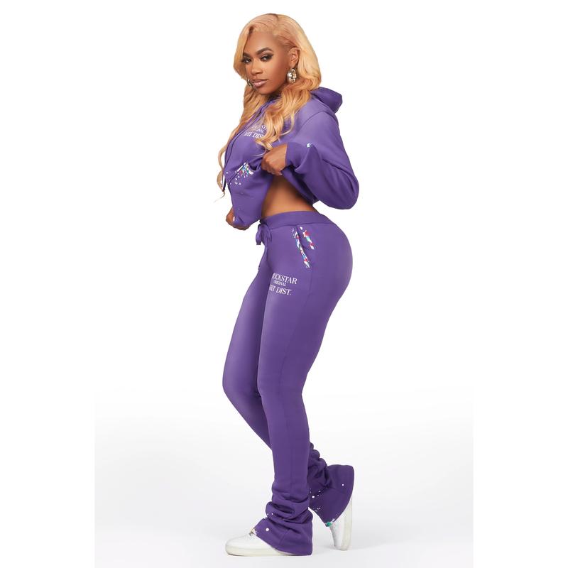 Nevaeh Purple Super Stacked Trackset