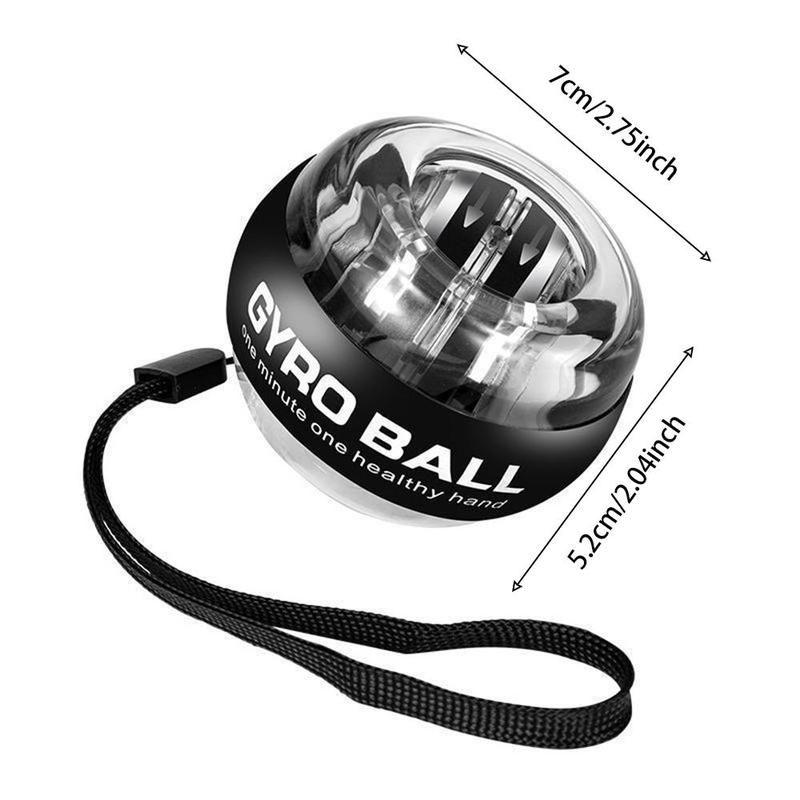 Wrist Strength Gyro Ball with Rope, Hand Grip Strength Training Ball for Muscle Training, Fitness Equipment for Home Gym, Christmas Gift