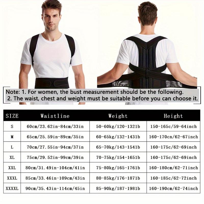  Hunchback Posture Corrector Support Chest Shoulder Neck Support Tape Training Equipment