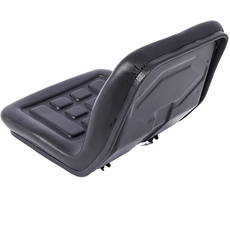 Universal Tractor Seat with a Drain Hole Replacement Seat Thickly-Padded Seat Durable and Water-Resistant Horizontally Adjustable Black