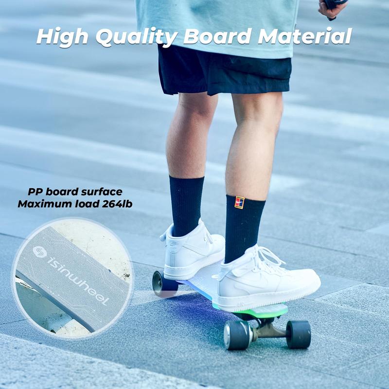 V6 Pro Electric Skateboard with Remote, 450W Brushless Motor, 12Mph Top Speed, Electric Longboard for Adults ＆Teens