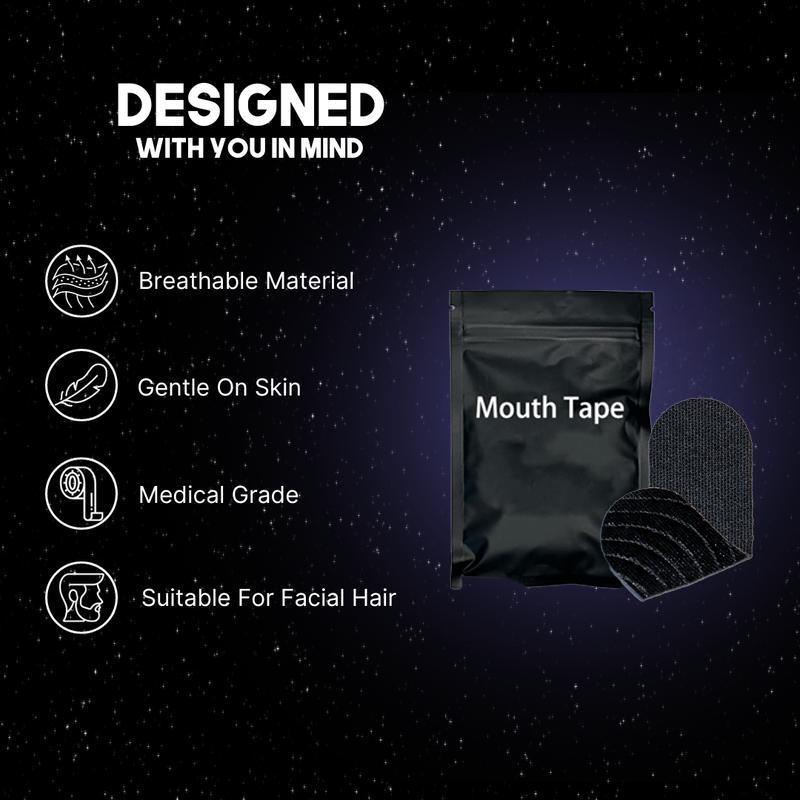 Mouth Tape - one month supply mouth tape, sport accessories, 30 Strips,Anti Snoring Mouth Sticker, Mouth Tape for Sleeping