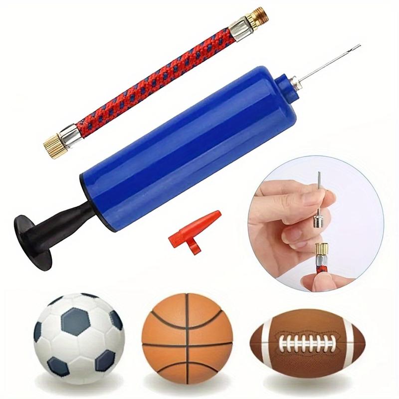 Ball Pump Set with Needle and Adapter, 10pcs set Hand Air Pump with Needle, Ball Pump for Football Basketball Volleyball Ball