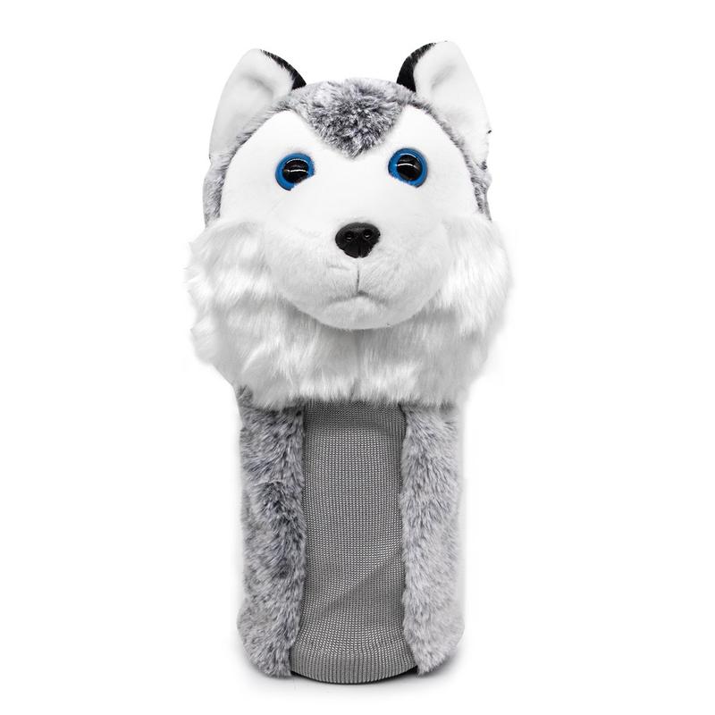 Husky Driver Head Cover– Fits 460CC clubs. Perfect for TaylorMade, Titleist, Callaway, Ping. Stylish, funny animal design. Durable and universal fit