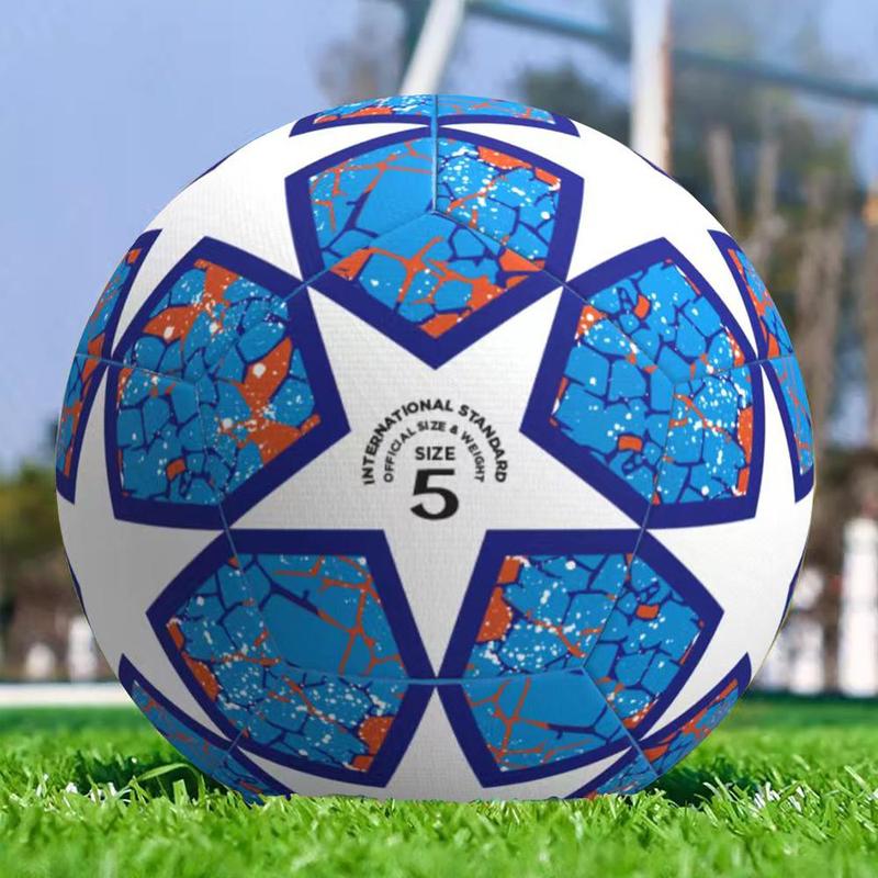 Star Pattern Soccer Ball, Size 5 Football, Football Training Ball, Football Training Equipment for Adults & Youth