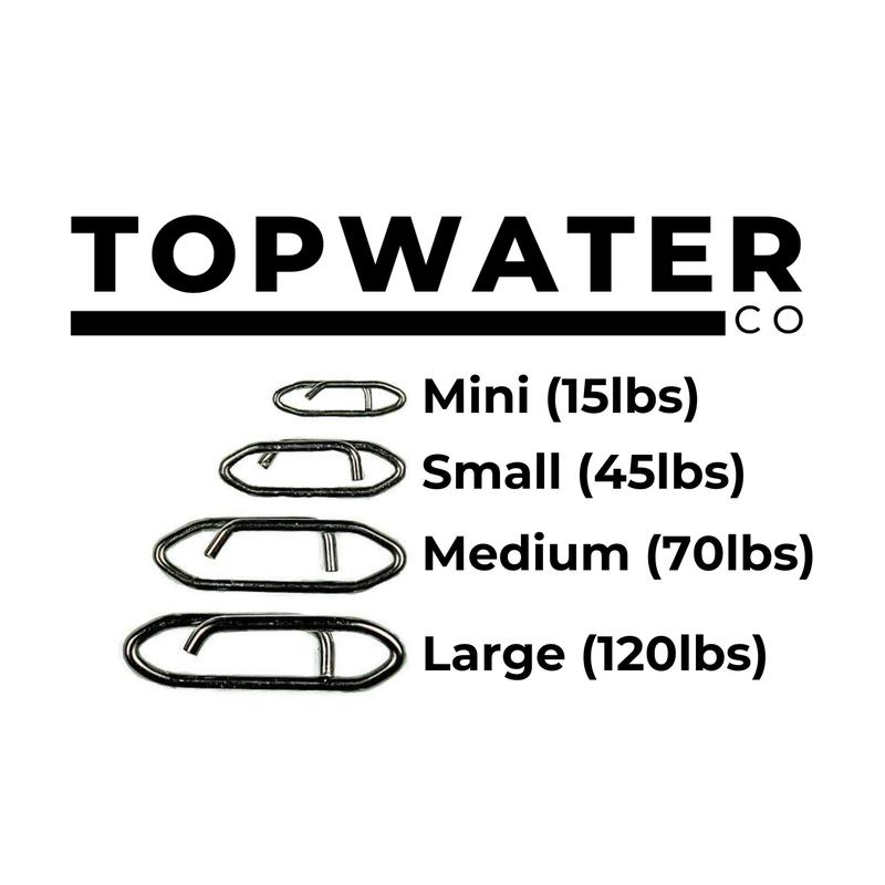 Topwater Co Speed Clips (15-45-70-120lbs)