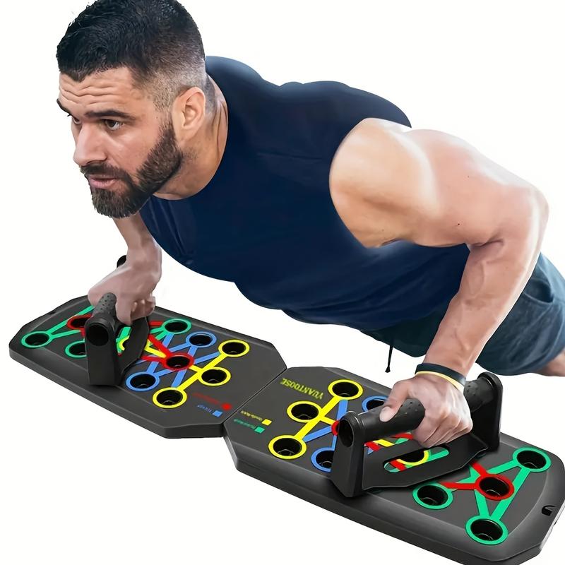 Solid Push Up Board Home Workout Equipment Multi-Functional Pushup Stands System Fitness Floor Chest Muscle Exercise Professional Equipment Burn Fat Strength Training Arm Men & Women Weights , Best Choice for Daily Gifts christmas activity