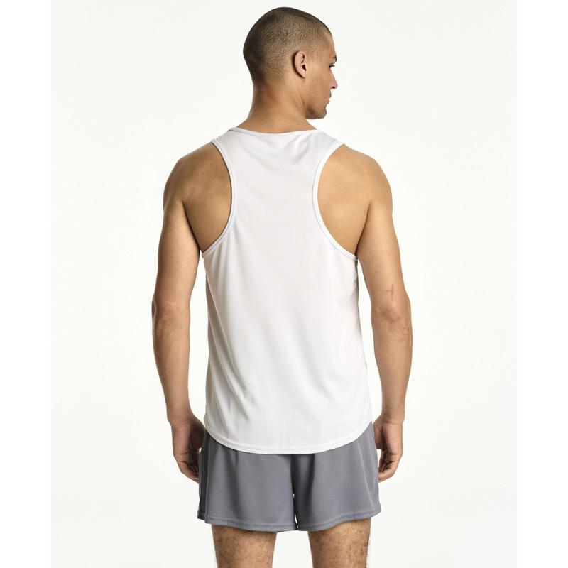 Real Essentials 5 Pack: Men's Mesh Y-Back Muscle Tank Top - Gym Workout & Bodybuilding Fitness (Available in Big & Tall)