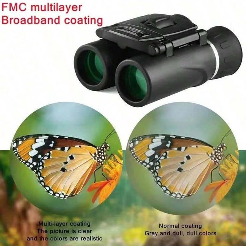 Portable High-powered Professional Binoculars, 1 Count BAK4 HD Zoom Binoculars, Outdoor Binoculars Telescope for Camping & Hiking