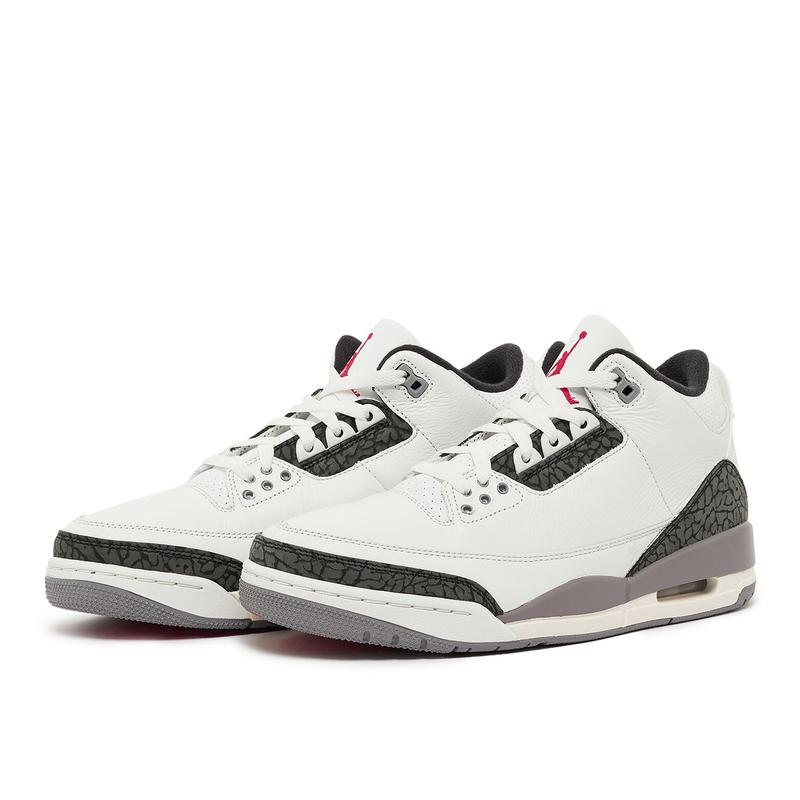 Nike Air Jordan 3 Retro Cement Grey CT8532-106 Men's Fashion Sneaker New