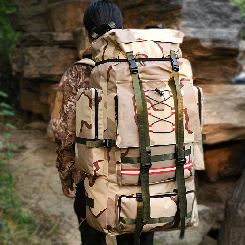 Promotion price 130L Tactical Backpack - Waterproof Sports Bag for Camping, Hiking, and Climbing