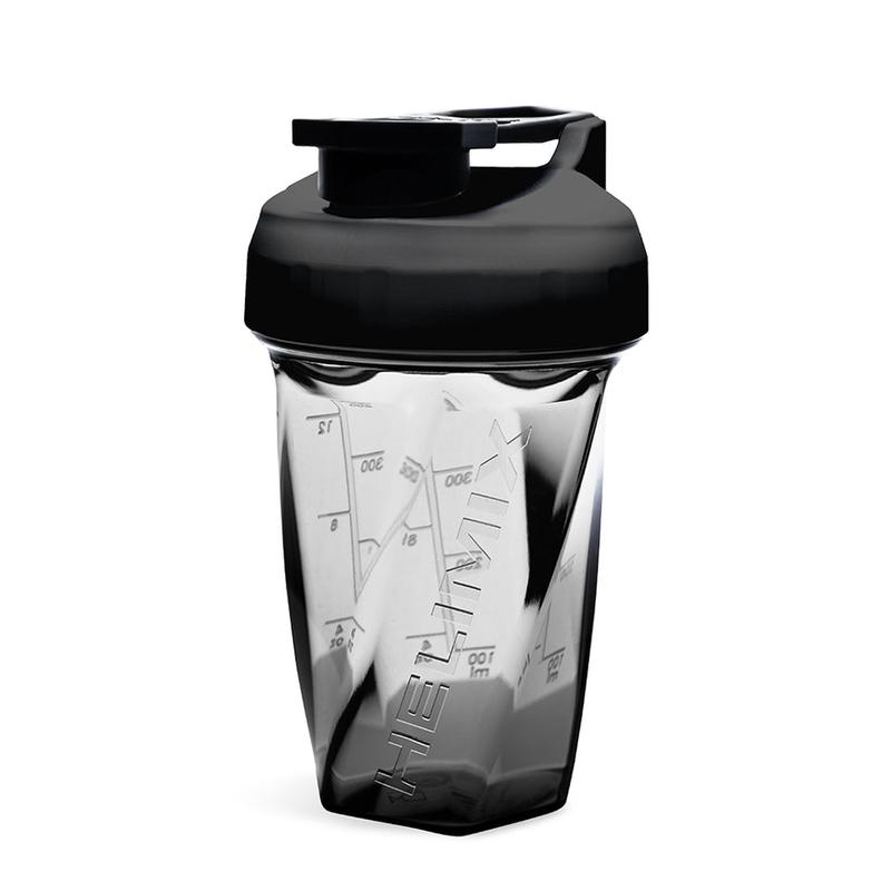 HELIMIX 2.0 Vortex Shaker Bottle 20oz - No Blending Ball or Whisk - USA Made - Dishwasher safe (Top Rack)