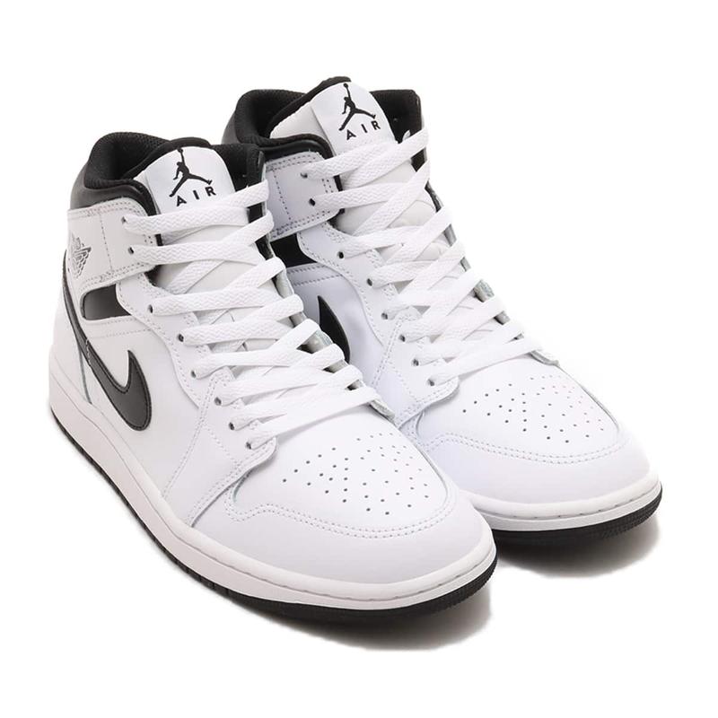 Nike Air Jordan 1 Mid Reverse Panda White Black DQ8426-132 Men's Fashion Sneaker New