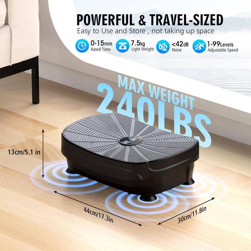 2024 Vibration Plate Exercise Machine,Vibration Plate,Workout Equipment,Vibration Plate for Lymphatic Drainage,Vibrating Plate Exercise Machine,Waver Vibration Plate,Vibration Plates,Whole Body Workout Vibration Fitness Platform