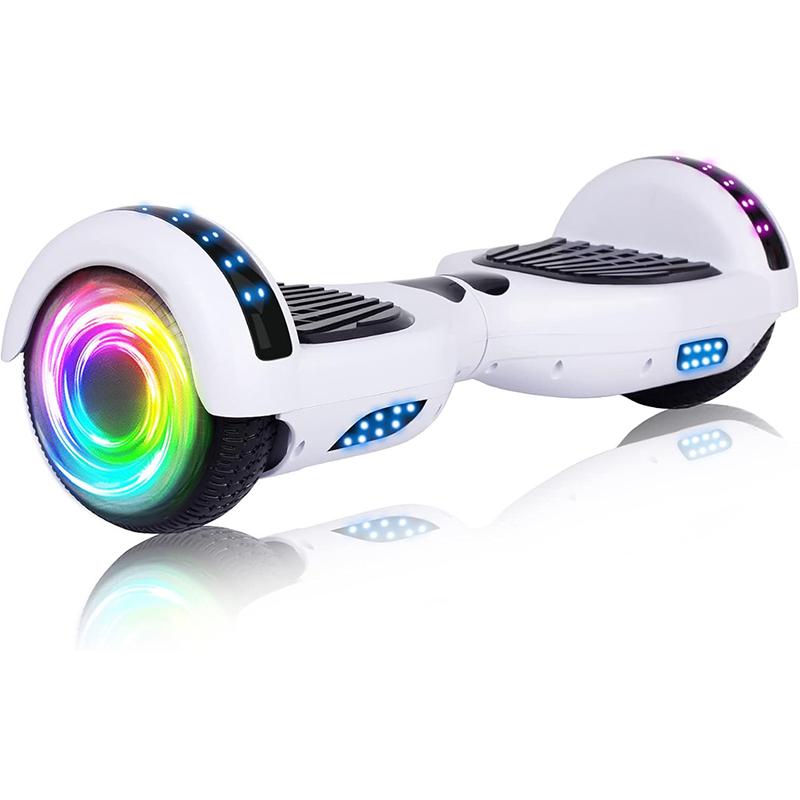 SISIGAD Hoverboard for Kids Ages 6-12, with Built-in Bluetooth Speaker and 6.5