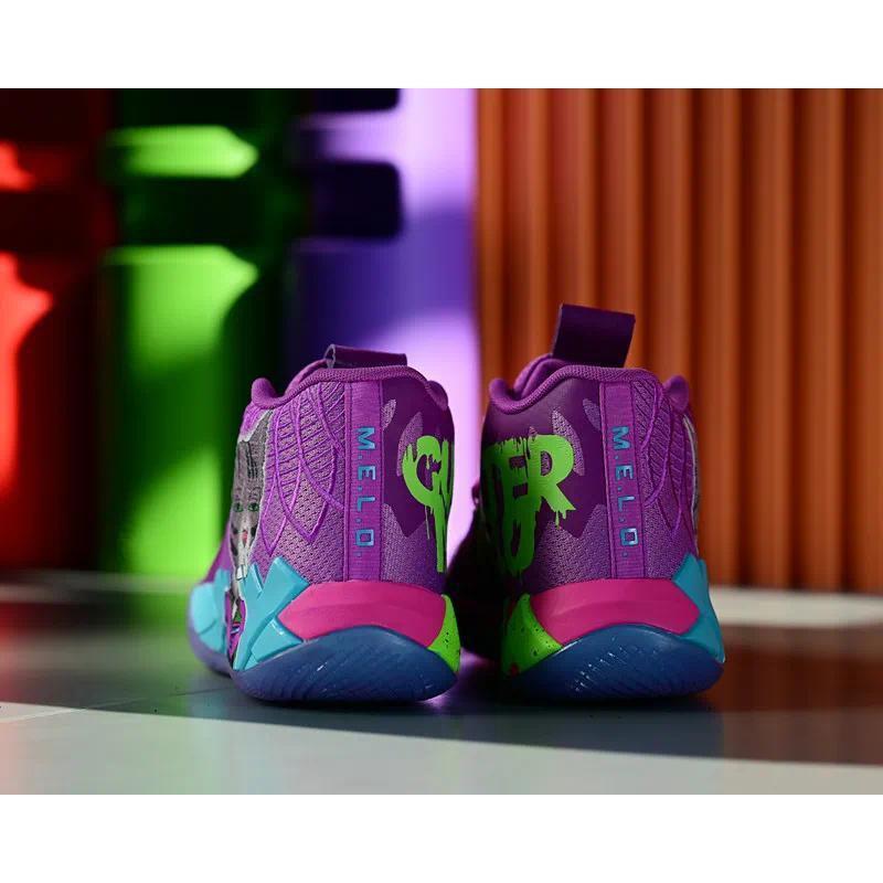 LaMelo Ball MB01 Rick Morty Mens Basketball Shoes Grey Red Purple Glimmer pink green black Sport Shoe Trainner Sneakers