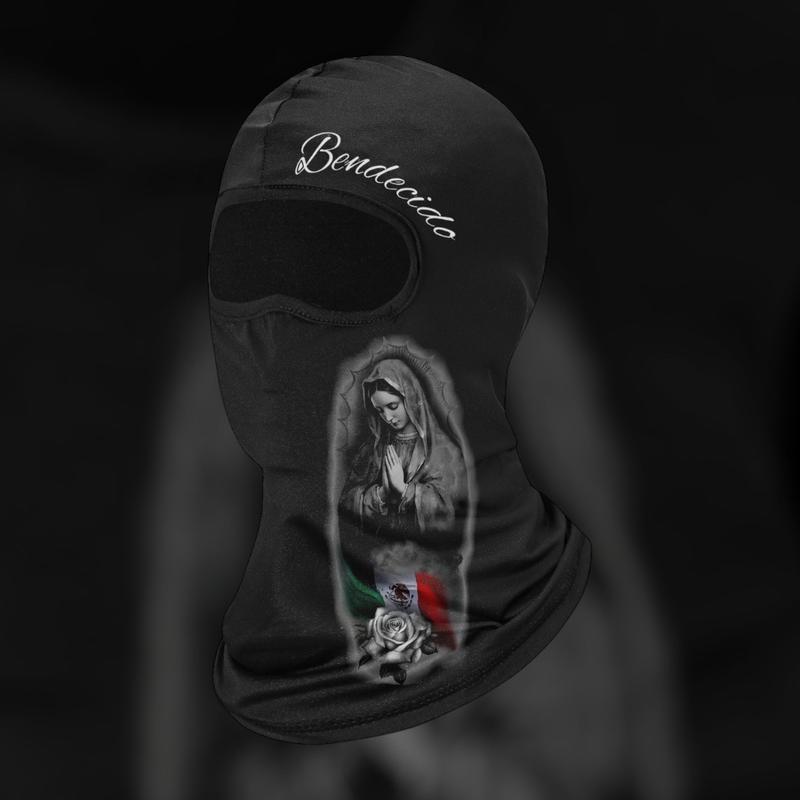 Bendecido DEPT Our Lady of Guadalupe Ski Mask for Outdoor Activities