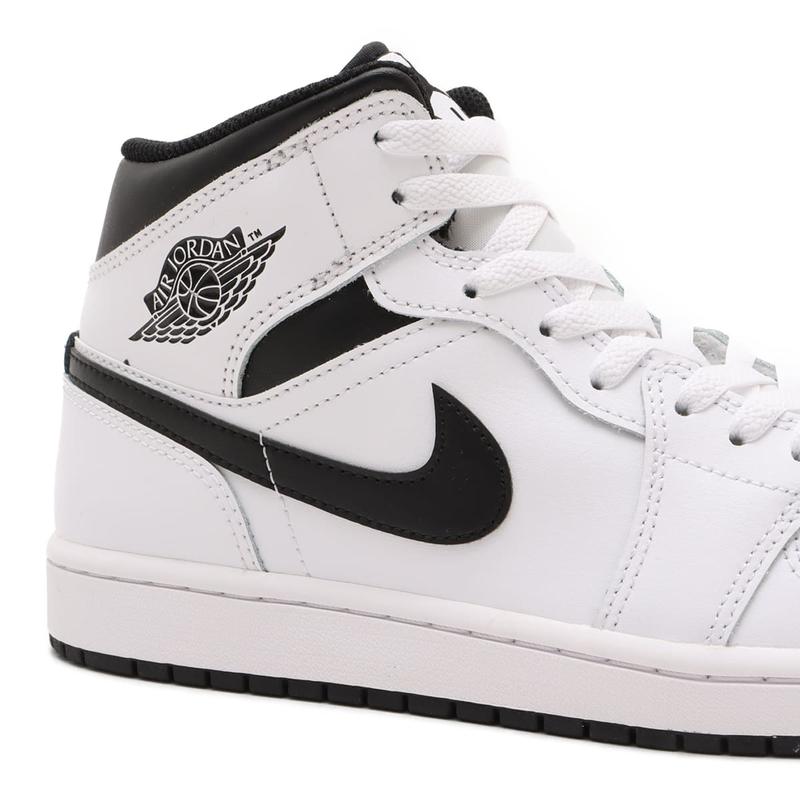 Nike Air Jordan 1 Mid Reverse Panda White Black DQ8426-132 Men's Fashion Sneaker New