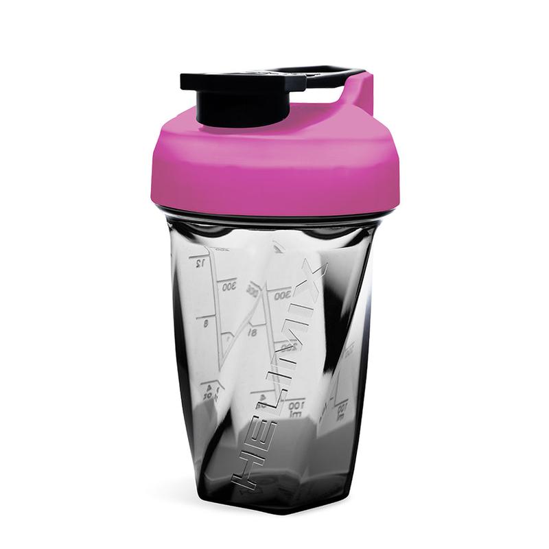 HELIMIX 2.0 Vortex Shaker Bottle 20oz - No Blending Ball or Whisk - USA Made - Dishwasher safe (Top Rack)