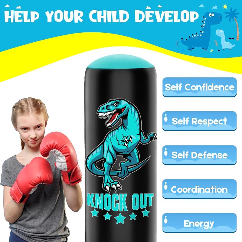 Larger Stable Dinosaur Punching Bag for Kids, 66