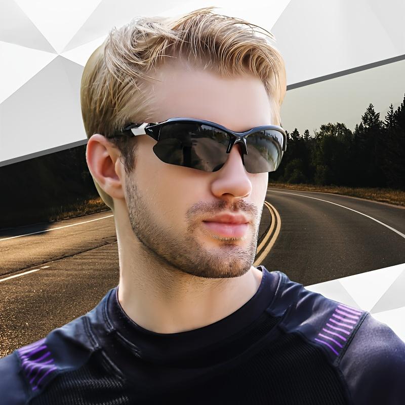 3pcs Polarized Sports Wraparound Glasses - Impact-Resistant PC Frame, Anti-Glare Lens, Windproof, Sweatproof, and UV Protection for Cycling, Baseball, Running, Fishing, Golf, and Driving