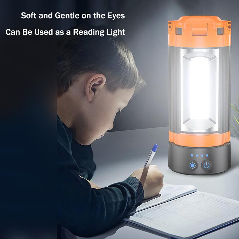 Rechargeable 10000 mAh Camping Light with Stand, 2100 Lumens Cordless Dimmable Camping Work Light with Detachable Tripod