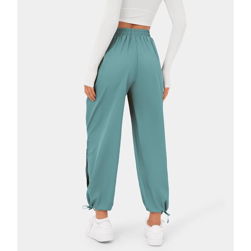 Breezeful™ High Waisted Drawstring Side Pocket Split Hem Quick Dry Casual Joggers