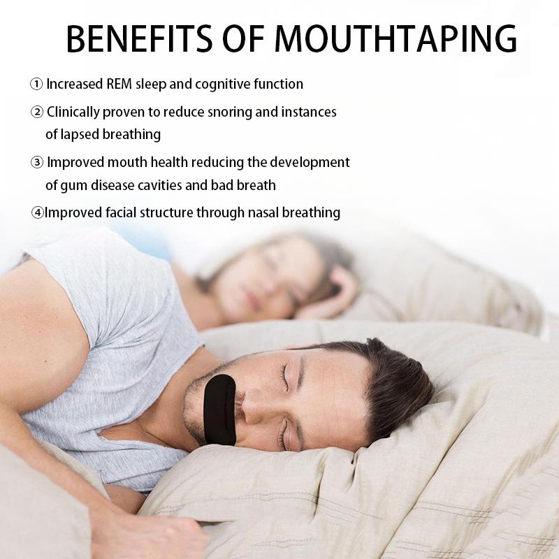 Mouth Tape - one month supply mouth tape, sport accessories, 30 Strips,Anti Snoring Mouth Sticker, Mouth Tape for Sleeping