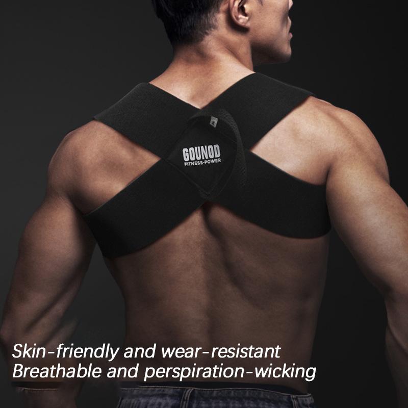 Fitness heavy shoulder straps, bench presses, shoulder training straps, press lifts, chest straight, straight back assist straps, open shoulder assist straps Heavy Shoulder