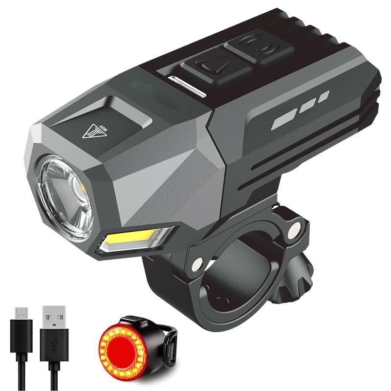 Hokolite 1600 Lumens Aluminium Mountain Bike Lights With Rear Light