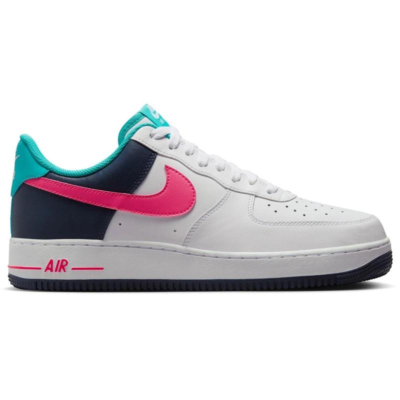 Men's Nike Air Force 1 White Racer Pink-Thunder Blue (HF4849 100)