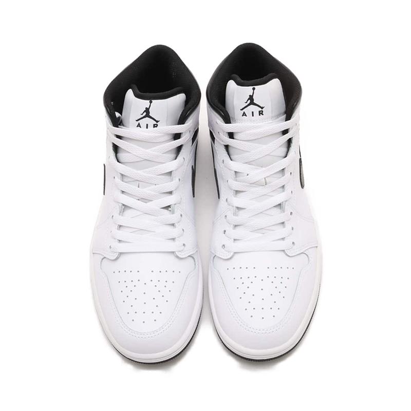 Nike Air Jordan 1 Mid Reverse Panda White Black DQ8426-132 Men's Fashion Sneaker New