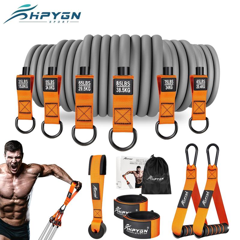 Resistance Bands, 300lbs 360lbs Heavy Exercise Bands with Handles, Workout Bands for Men, Fitness Bands for Working Out, Weight Bands Set for Muscle Training, Strength, Slim, Yoga, Home Gym Equipment，The perfect Christmas present.