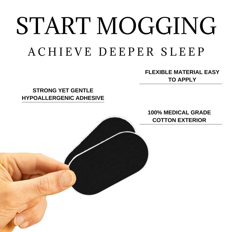 Mog Mouth Tape - 3 month supply mouth tape, sport accessories, 30 Strips, Mog Strips Mog Tape for sleep