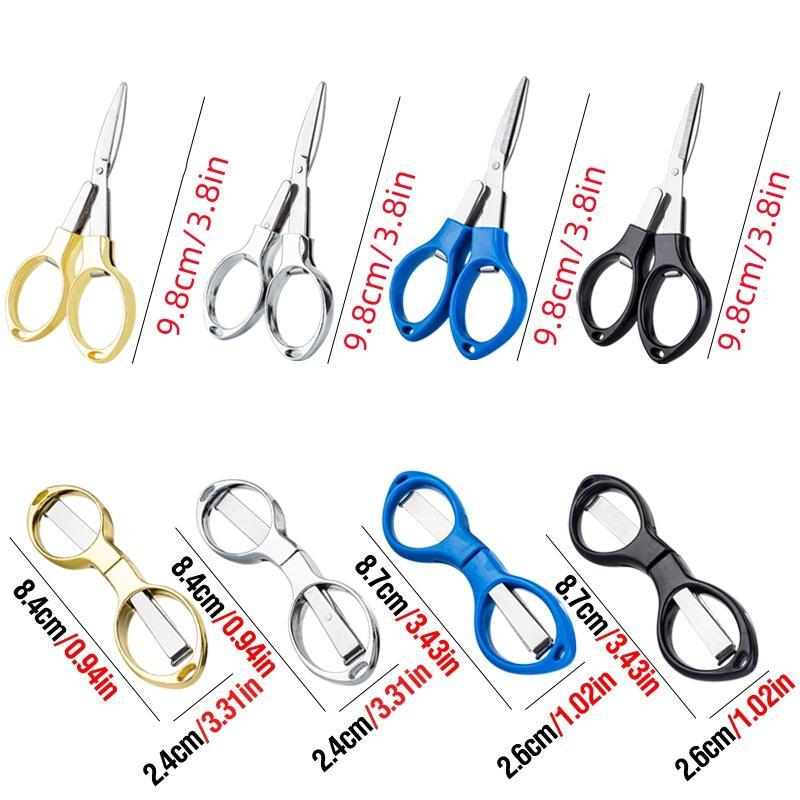 Fishing Scissor, 1 Count Portable Folding Fishing Scissor, Multifunctional Fishing Accessories, Flyfishing, Solocamping, picnicaesthetic, Christmas Gift