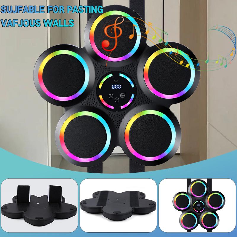 2024 limited edition intelligent music boxing machine with adult and children's boxing gloves, wall mounted home and gym workouts boxing machine