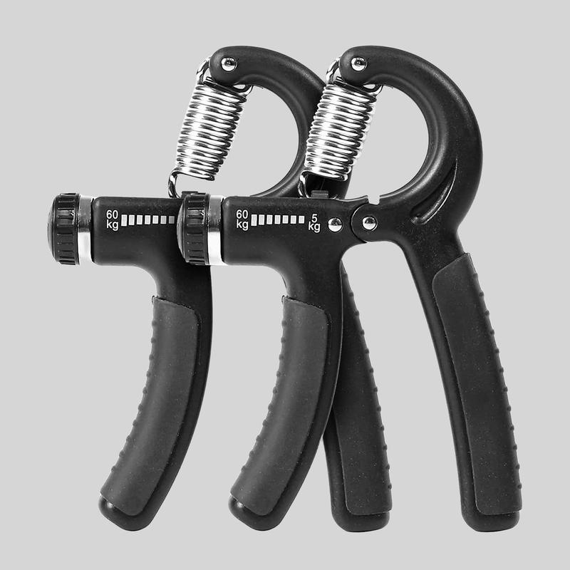 Hand Gripper, 2 Counts set Adjustable Resistance Grip Strength Exercise Tool for Arm and Finger, Grip Strength Trainer, Hand Squeezer Adjustable Resistance, Hand Grip Strengthener Exerciser for Home Gym, Gym Accessories