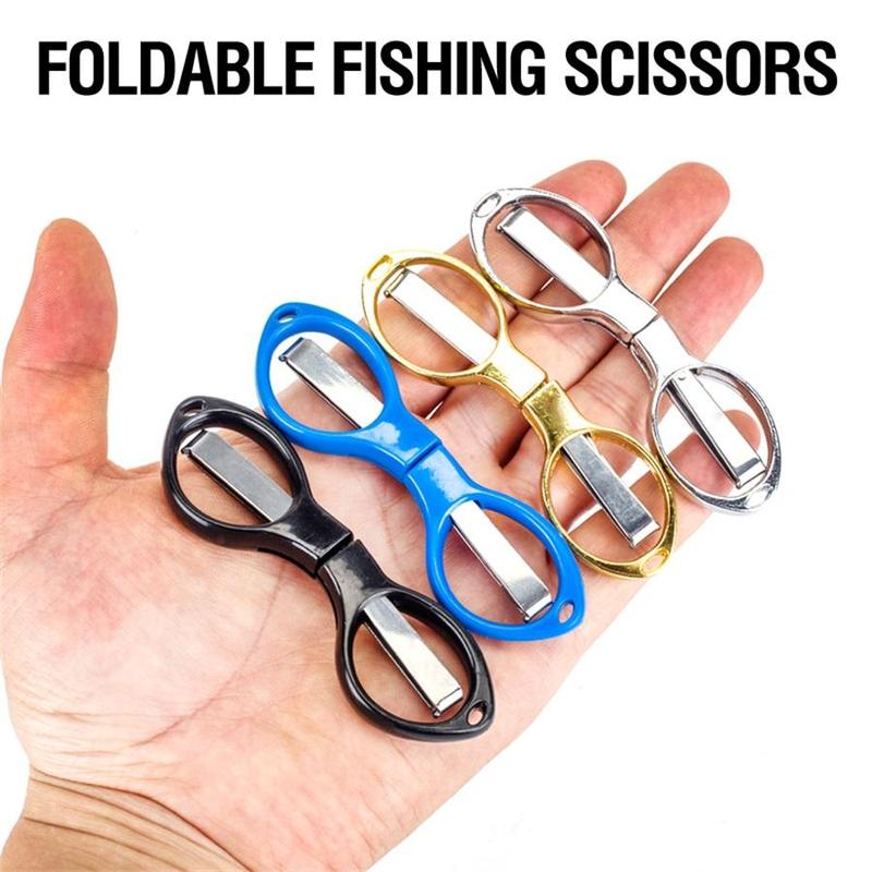 Fishing Scissor, 1 Count Portable Folding Fishing Scissor, Multifunctional Fishing Accessories, Flyfishing, Solocamping, picnicaesthetic, Christmas Gift