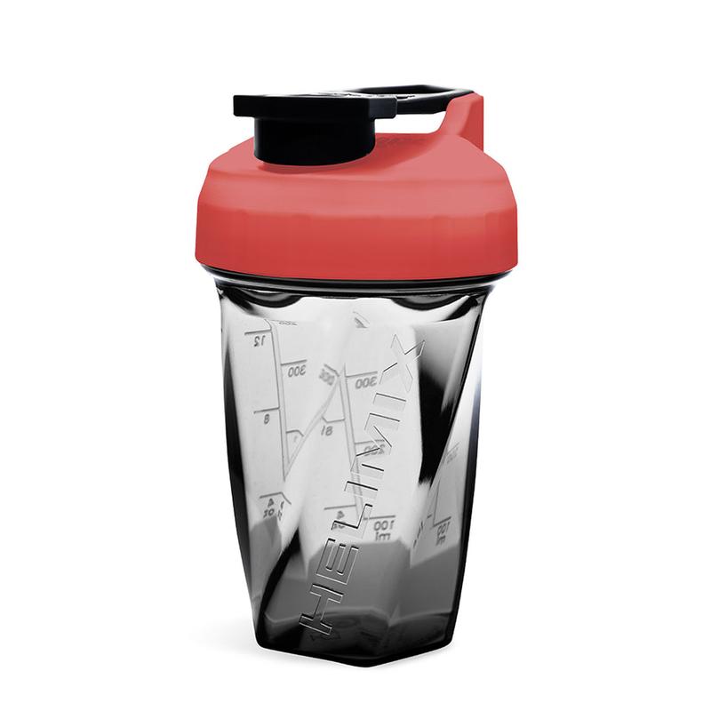 HELIMIX 2.0 Vortex Shaker Bottle 20oz - No Blending Ball or Whisk - USA Made - Dishwasher safe (Top Rack)