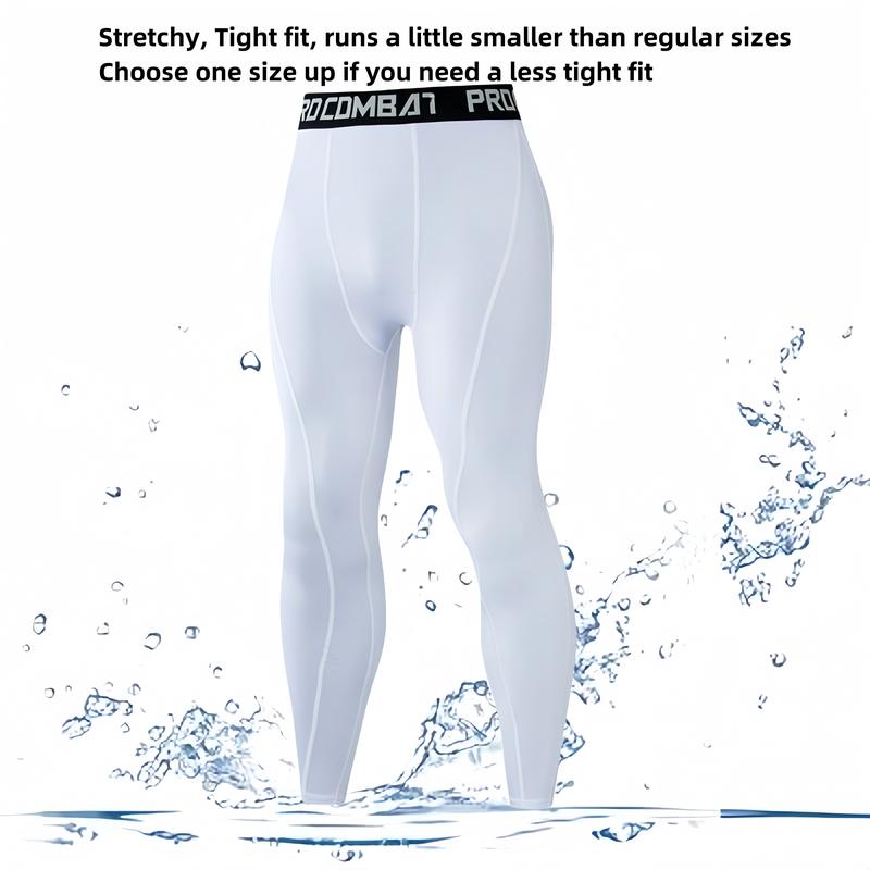 Men's Leggings Stretch Comfort Sweatpants Outdoor Sports Pants Indoor Gym Sports Fitness Running Basketball Soccer Compression Pants