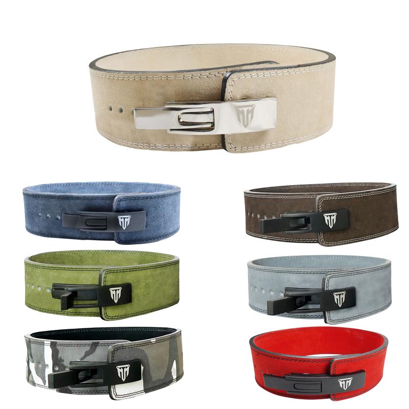 MT 10mm Genuine Leather Lever Weight Lifting Belt