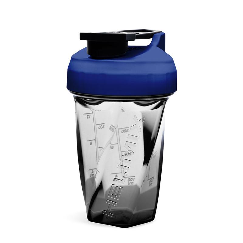 HELIMIX 2.0 Vortex Shaker Bottle 20oz - No Blending Ball or Whisk - USA Made - Dishwasher safe (Top Rack)